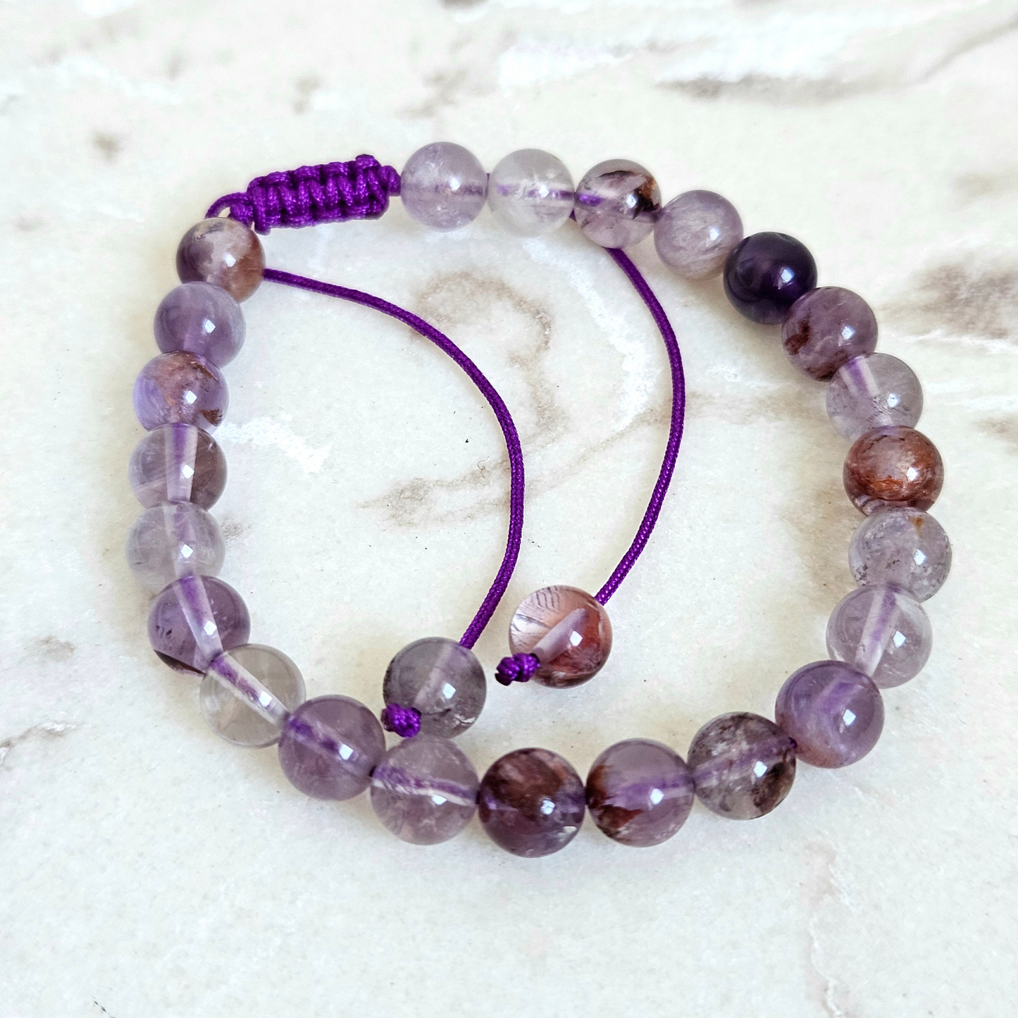 Edelsteinarmband Auralite23 – für Loslassen, spirituelles Erwachen & inneren Frieden