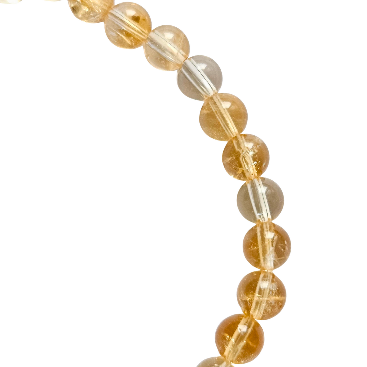 Nahaufnahme Armband Citrin