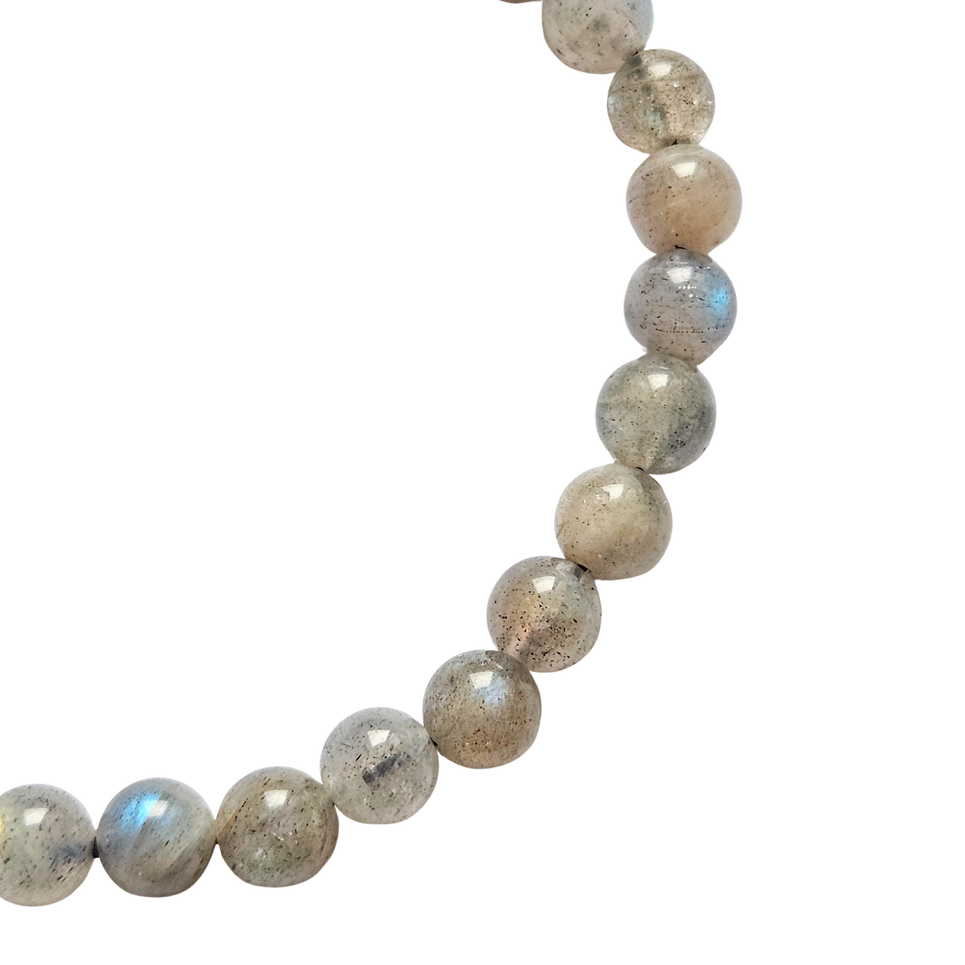 Nahaufnahme Armband Labradorit