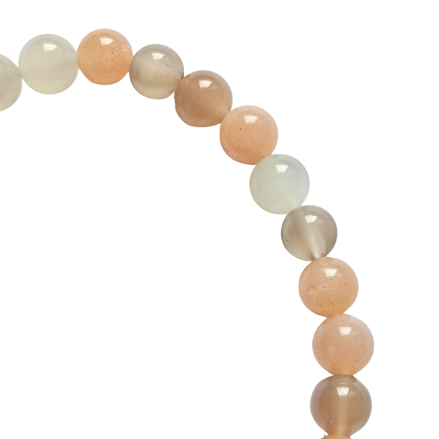 Nahaufnahme Armband Mondstein