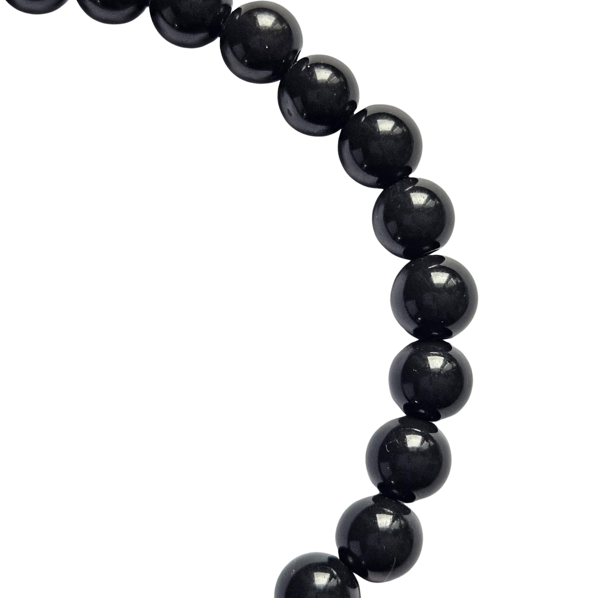 Nahaufnahme Armband Onyx
