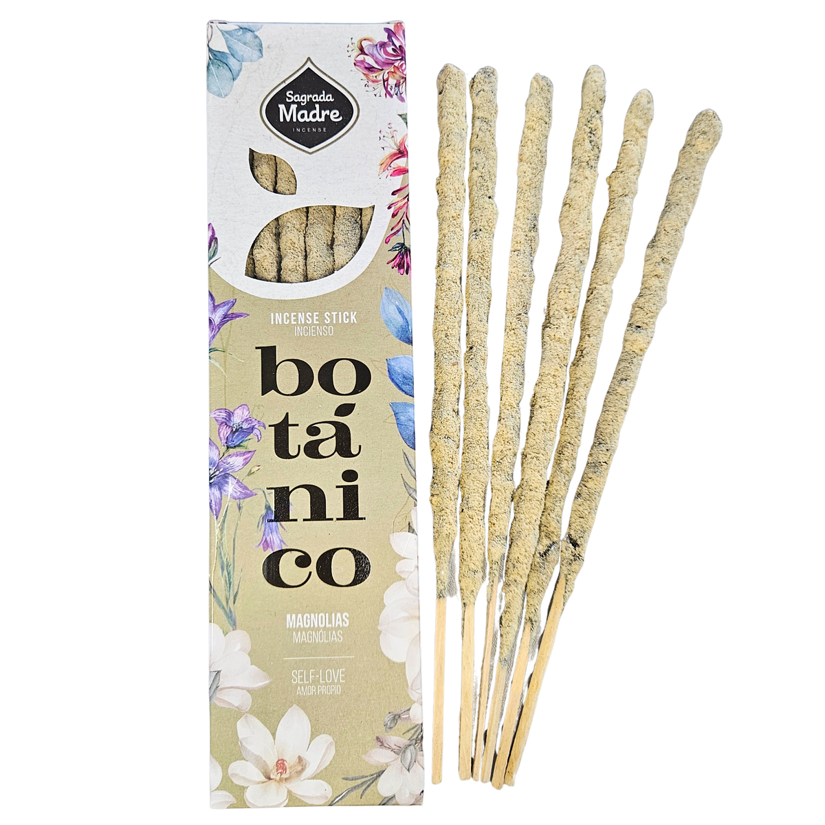 Sagrada Madre Botanico Räucherstäbchen Magnolien mit blumigem Duft für entspannende Rituale