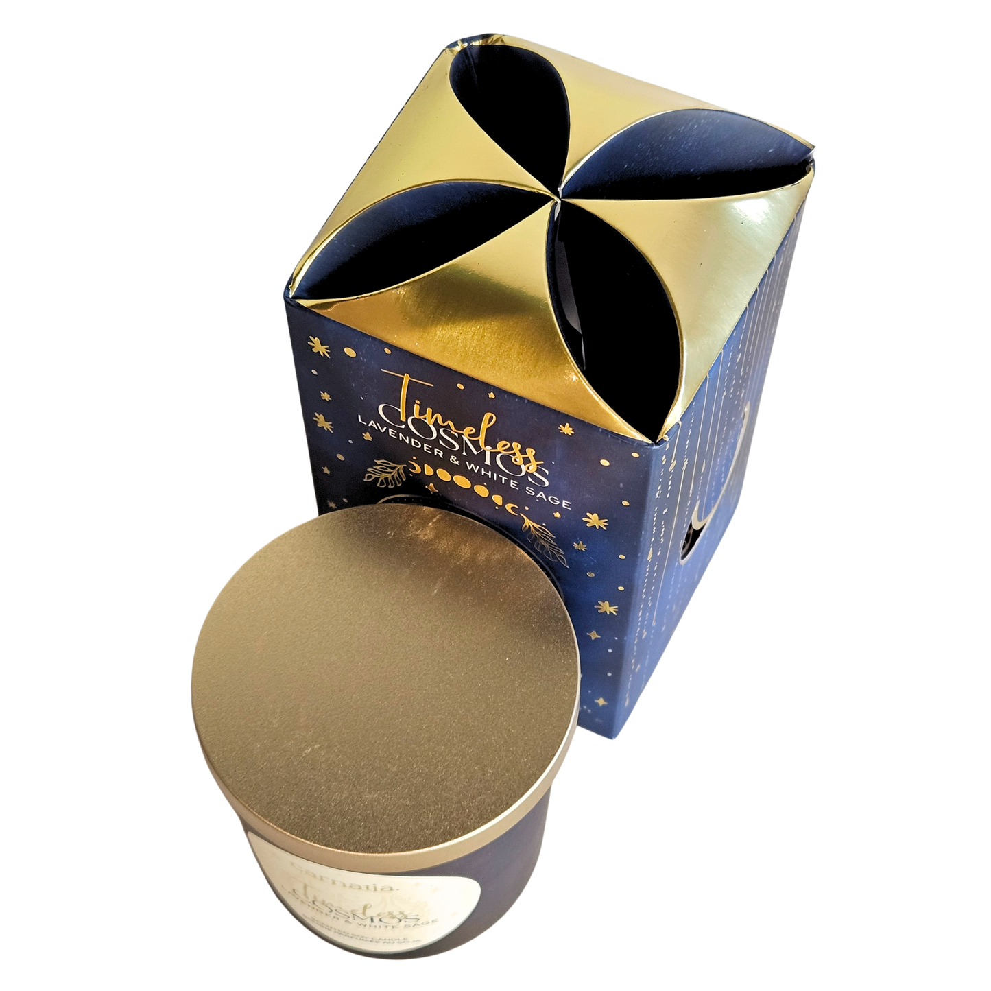Starry Spell Timeless Cosmos Kerze mit passender Geschenkverpackung
