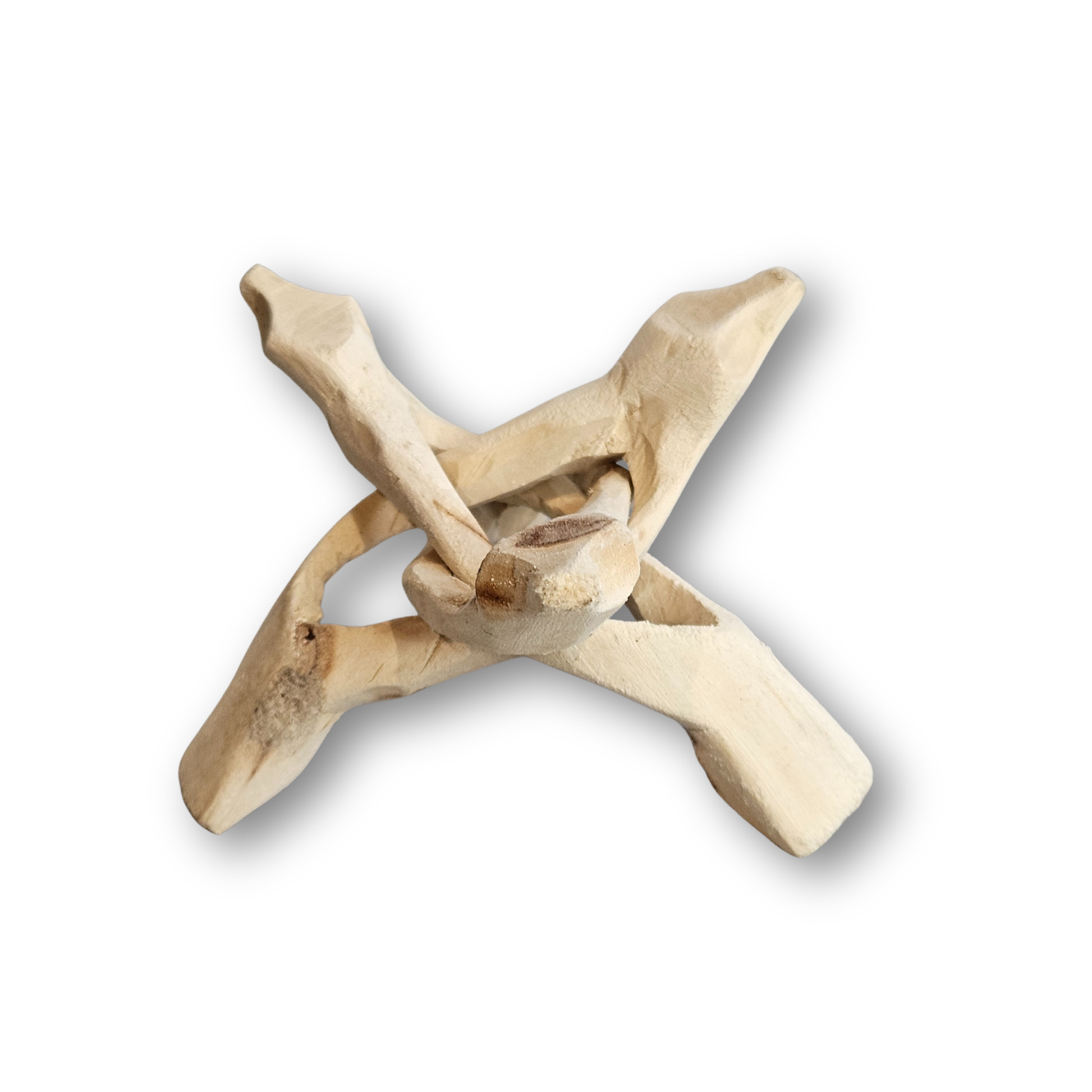 Dreieckiger Cobra Stand für Klangschalen und Ritualobjekte