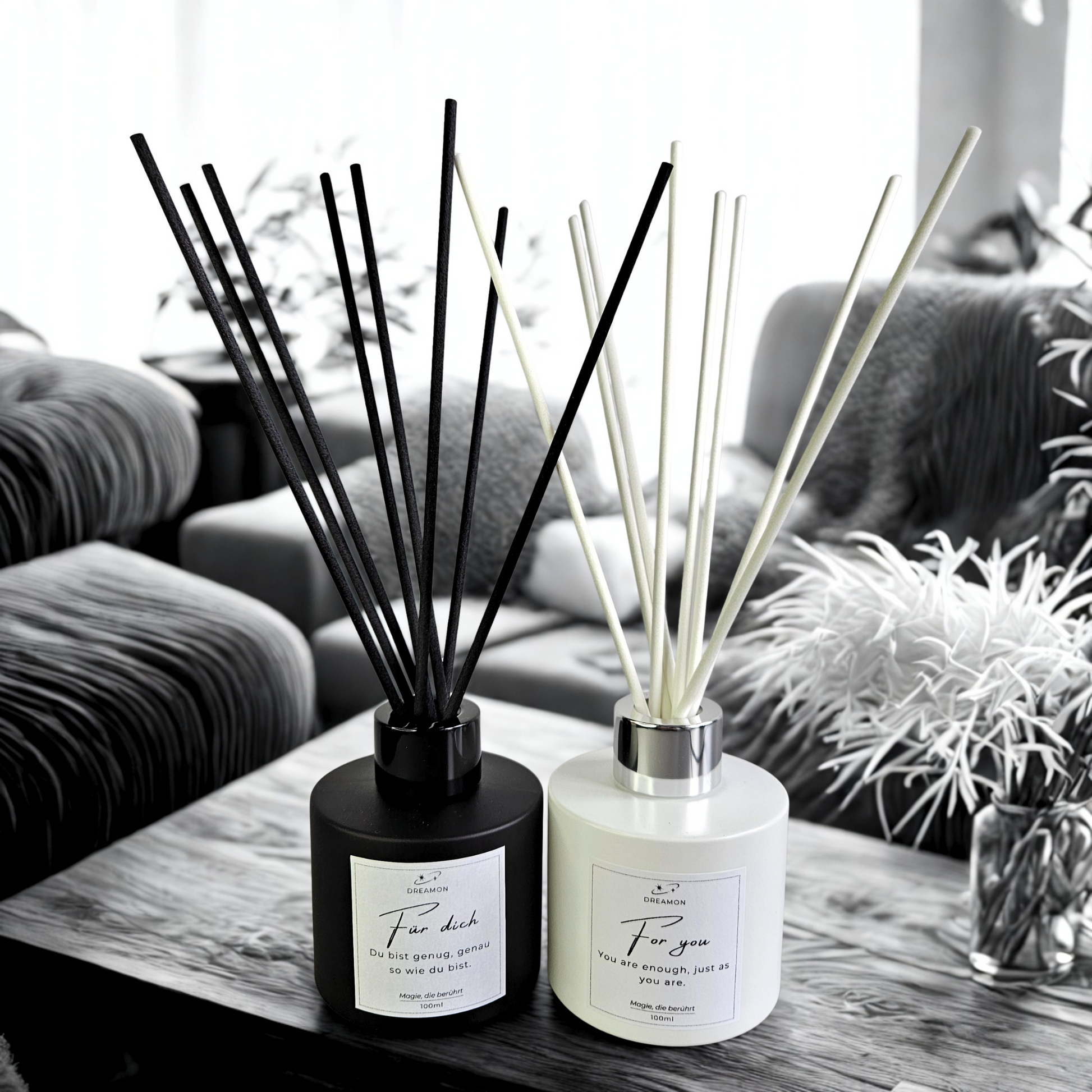 Raumdiffuser Für dich / For you in hübschem Ambiente