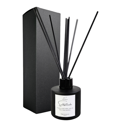 Raumduft „Selbstliebe“ – Raumduft für innere Harmonie und Selbstwert – Flasche in Geschenkbox
