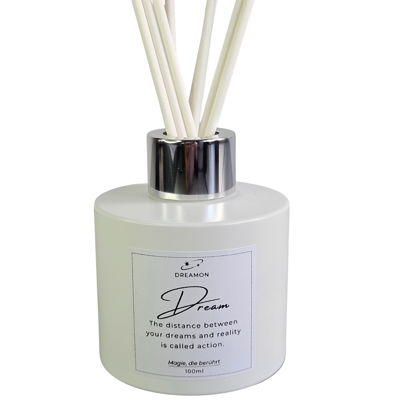 Diffuser Dream weiss mit dem englischen Zitat.