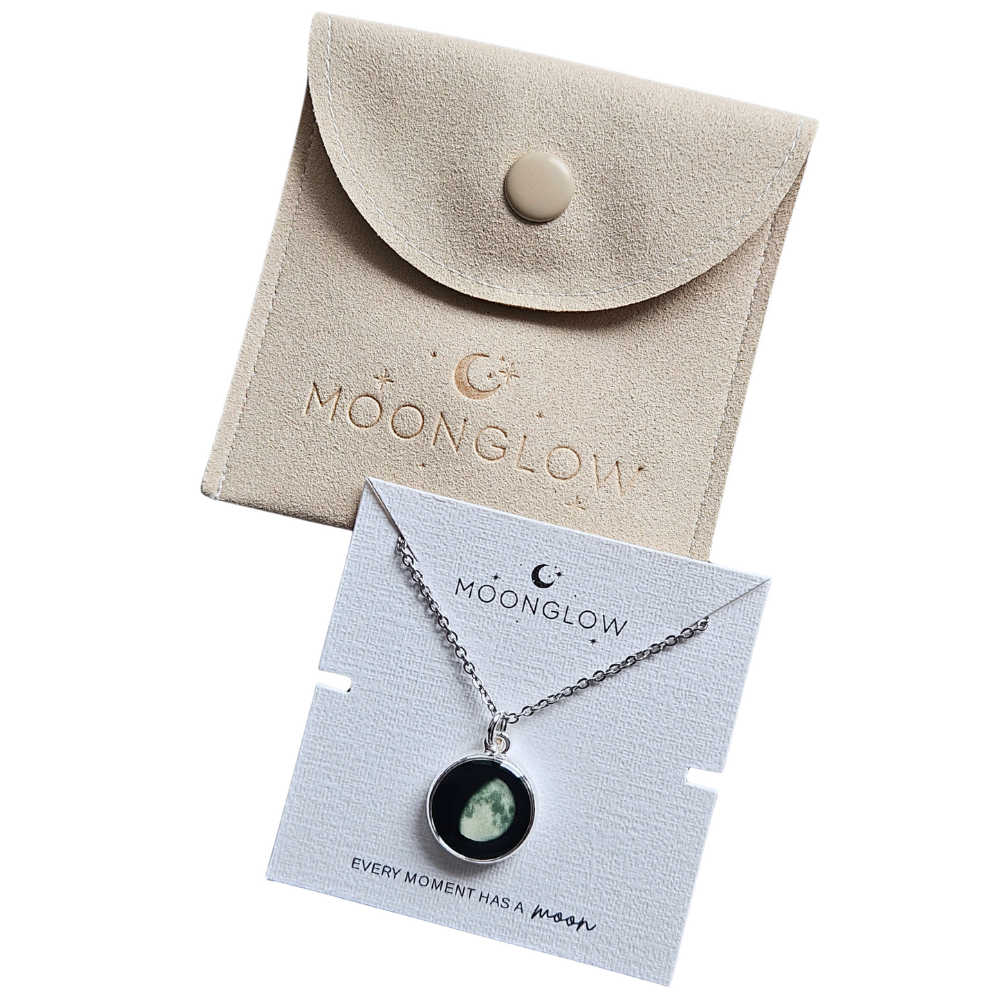 Moonglow Geschenkverpackung mit Bedeutungskarte – perfekt als spirituelles Geschenk