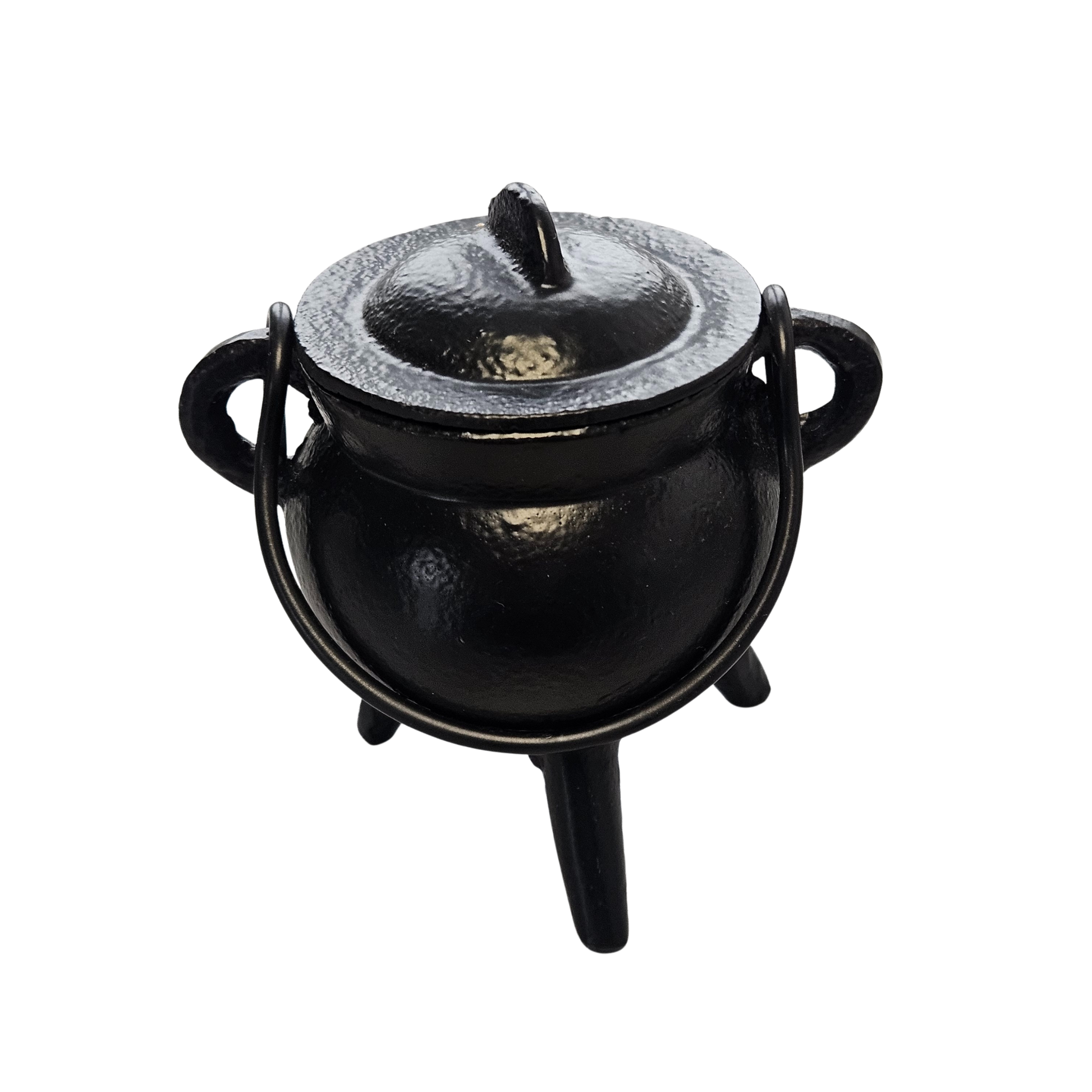 Ritualkerze im Hexenkessel – Mandarine & Sandelholz Duft