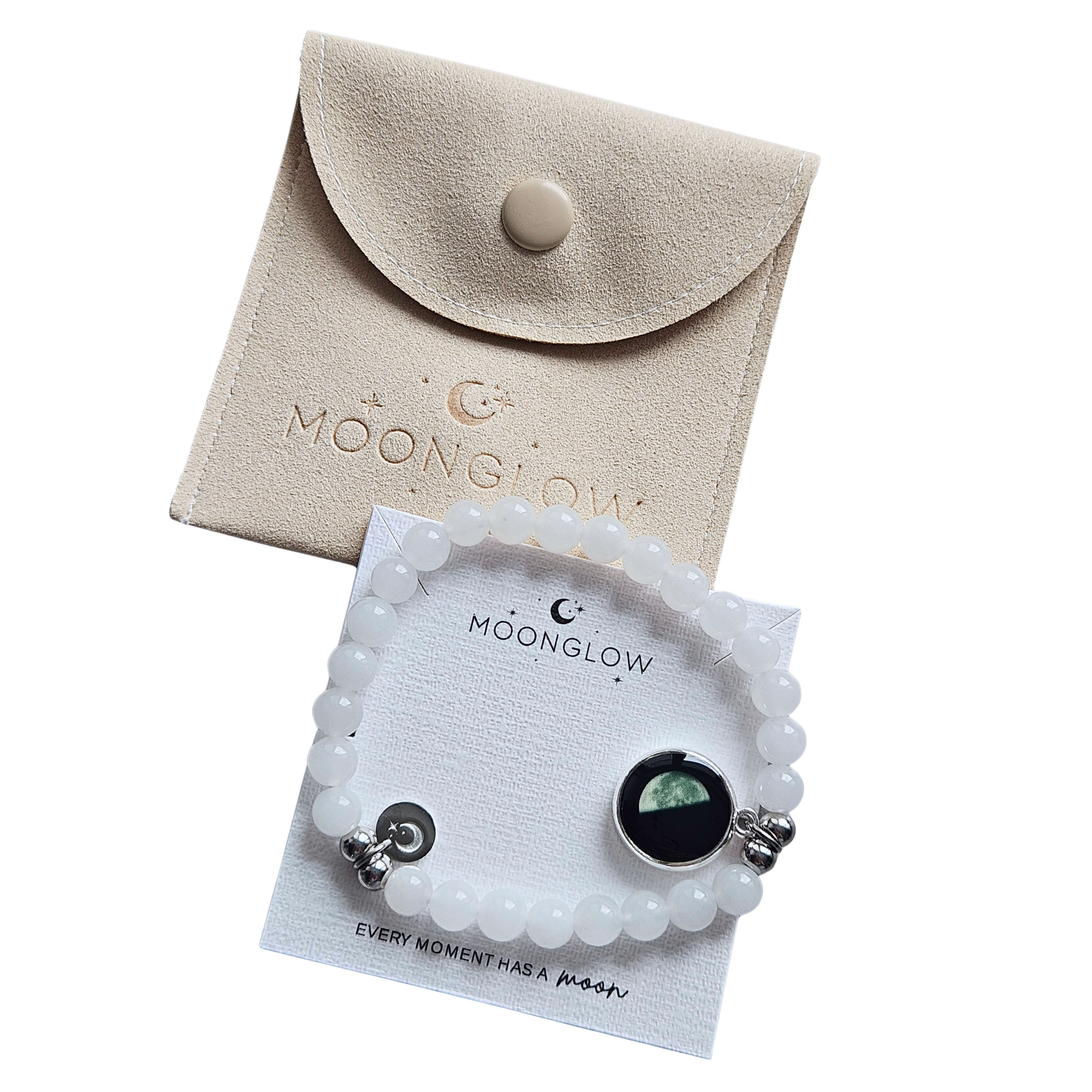 Moonglow Armband mit Bedeutungskarte und Geschenkbeutel – dein Moment im Licht des Mondes