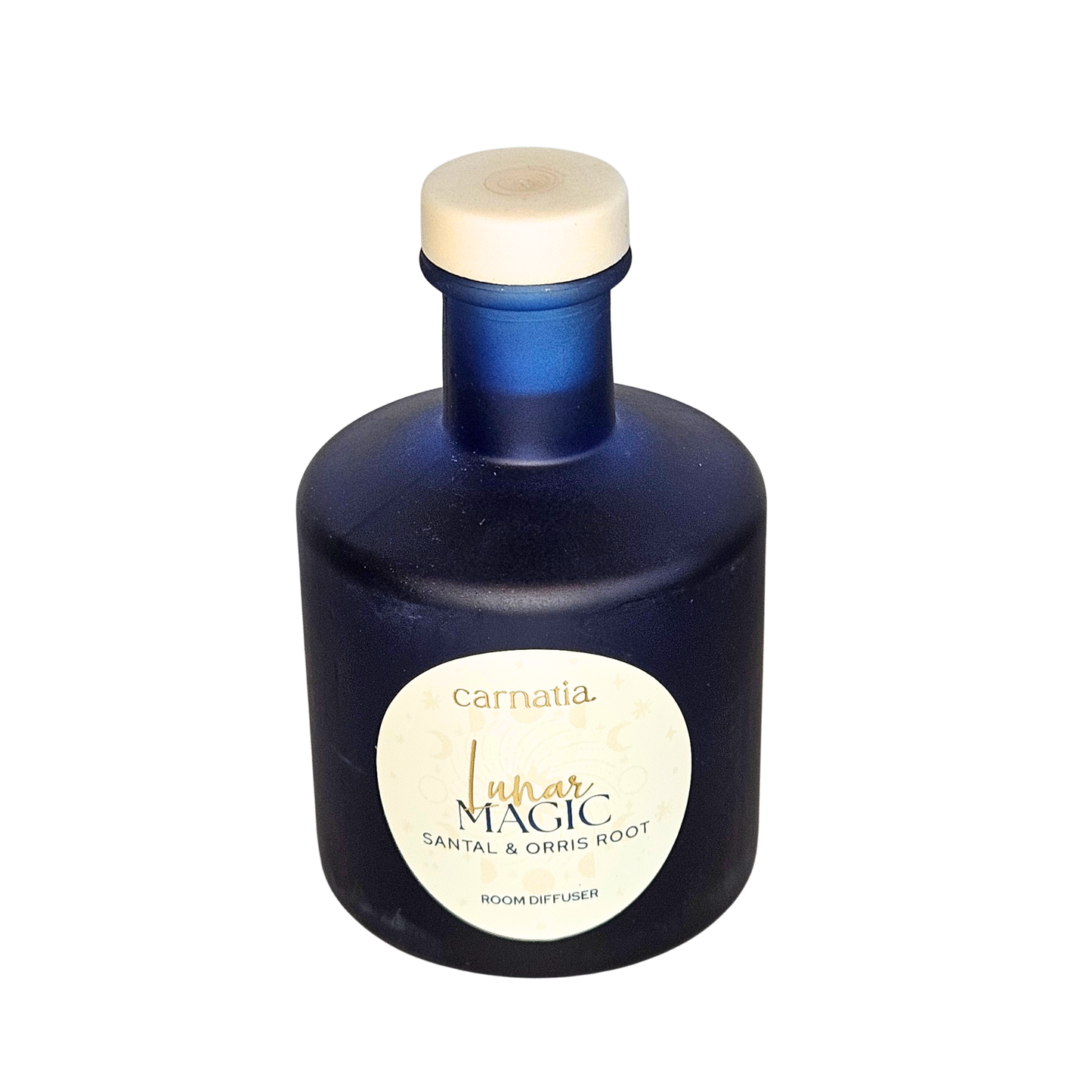 Raumduft Sandelholz & Orriswurzel im matten Glasgefäß