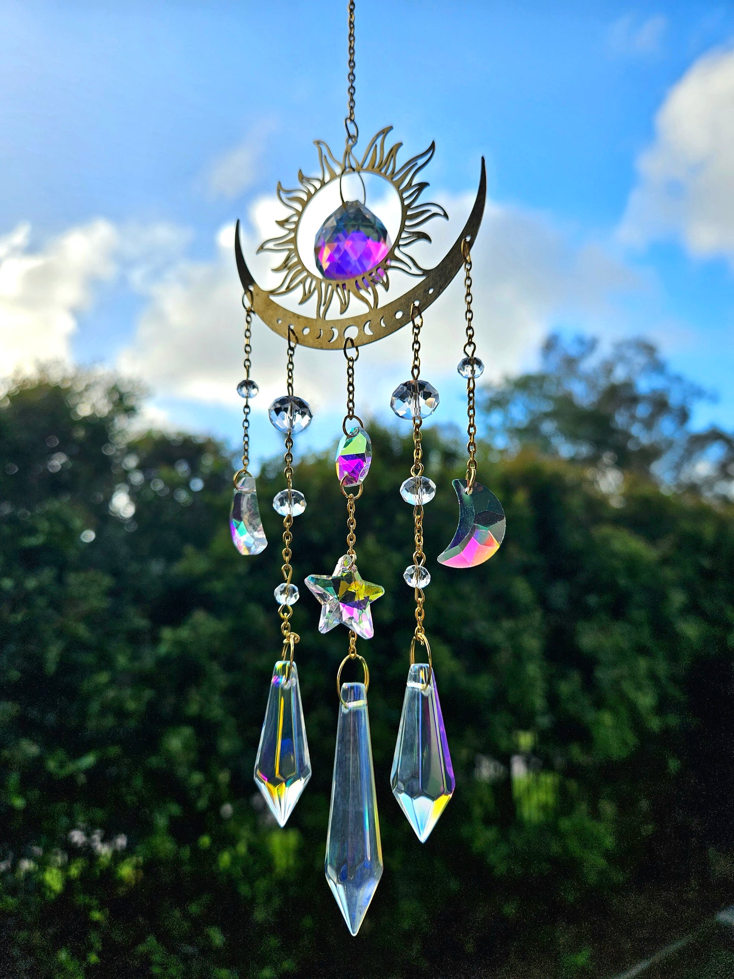 Suncatcher Sonne und Mond